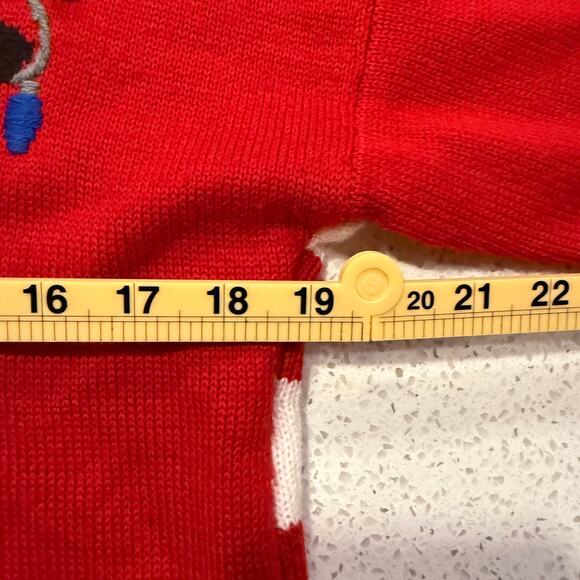 Reindeer Ugly Christmas Sweater Holiday Sequin Jingle Bells Large Holiday Party - Picture 7 of 8